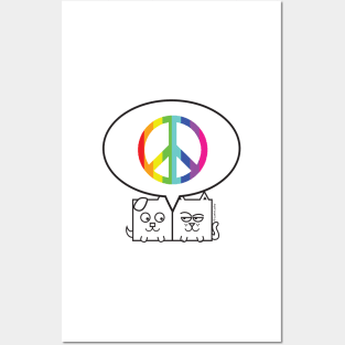 Lucky+Loni Peace Posters and Art